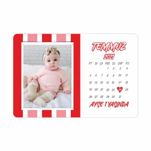 Takvim Tasarımlı Doğum Günü Magnet